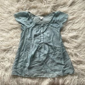 Loft Sheer‎ Blue Blouse
